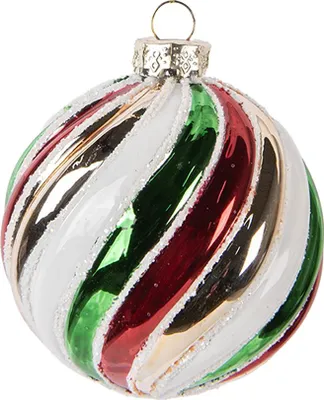 Immagine prodotto di Guaina natalizia Clayre & Eef Ø 8x8 cm Vetro multicolore