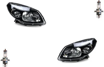 Produktbild von Scheinwerfer passend für Dacia Sandero 06/08- m. H4 als Set Links Rechts 260602914R 8200526423 260104793R 8200526422 Johns