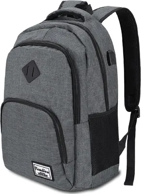 Image de Sac à dos pour ordinateur portable, 17,3 pouces, sac à dos pour adolescents, idéal pour le bureau
