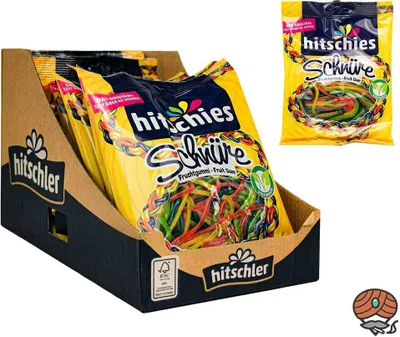 Produktbild von Hitschies Schnüre, Fruchtgummi, Box 15x 125g