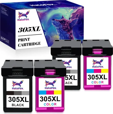 Produktbild von 2SET 305XL Druckerpatronen für HP 305XL Multipack Envy Serie 6010 6020 6022 6030 6032 6052 6055 6058 6075 Pro Serie 6420 6422 6430