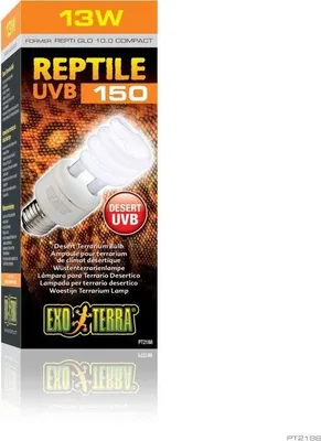 Immagine prodotto di Lampada per terrario Exo Terra Reptile UVB 150, 13 W, clima desertico