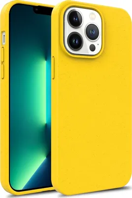Produktbild von Mobigear  iPhone 15 Pro Max Hülle Umweltfreundliches Backcover - Gelb