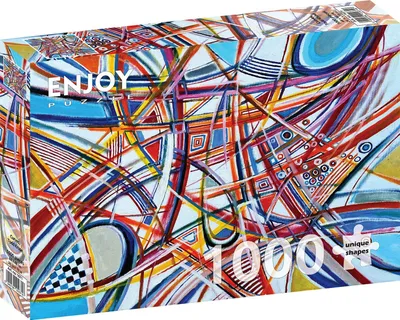Produktbild von Puzzle 1000 Gebogene Linien