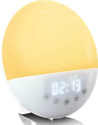 Produktbild von Lenco CRW-110WH - Intelligenter Radiowecker mit Aufwachlicht - Mehrfarbig