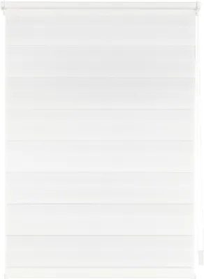 Produktbild von Doppelrollo auf Maß Klemmfix verspannt Farbe: Weiß, Größe: B): 61-70 cm, L): 161-220 cm