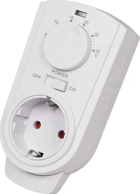 Obrázek produktu pro Zásuvkový termostat McPower ''TCU-330'' 5-30°C, max. 3500W, 230V