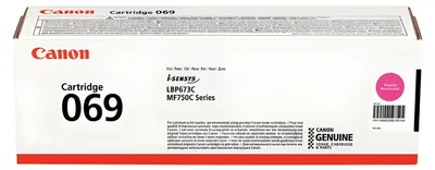 Obrázok produktu pre Canon originálny toner Cartridge 069 M magenta, MF752Cdw, 754Cdw, LBP673Cdw, kapacita 1 900 strán