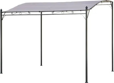 Image de Pergola murale 3 × 2,5m NICE taupe