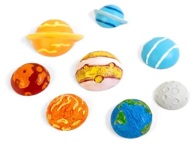Productafbeelding van Trendform Magneten Zonnestelsel - set van 8 - multicolor