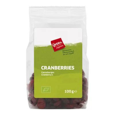 Produktbild von Cranberries getrocknet und gesüßt 100g
