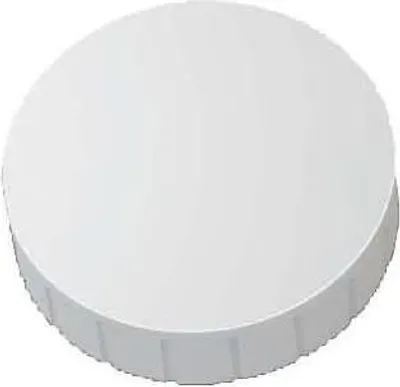 Produktbild von MAUL Magnet MAULsolid rund 4 Stück 1,5 kg Kunststoff Ferrit bruchsicher Ø 3.8 x 1.25 cm weiß