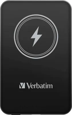 Obrázek produktu pro VERBATIM Powerbanka Charge 'n' Go, Magnetická, 5000 mAh, USB-C – Černá