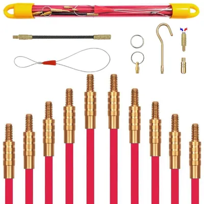 Produktbild von Elzusha – Professionelle Kabelführung, 33 cm lang, mit 10 Führungselementen