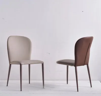 Produktbild von Esszimmermöbel Designer Beiger Stuhl Moderne Holz Möbel Neue Lehnstühle