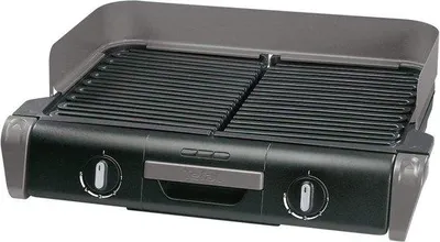 Image de Barbecue électrique d'intérieur et d'extérieur avec deux grilles et un régulateur de température thermostatique