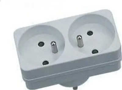 Immagine prodotto di Presa multipla, Biplite GAO, 2x16A, bianca, conforme NF