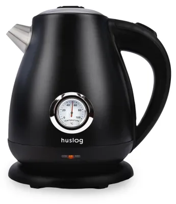 Productafbeelding van Snelkoker Huslog, 1,7 liter, zwart, met thermometer