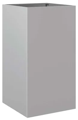 Produktbild von vidaXL Pflanzkübel Silbern 42x38x75 cm Verzinkter Stahl