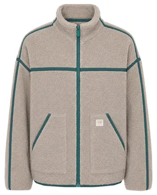 Produktbild von Contrast Tape Teddy-Fleece Jacket Men L grün - eucalyptus