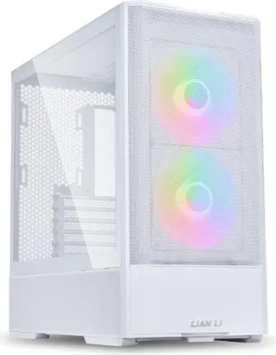 Produktbild von Lian Li Lancool 207, Midi Tower, PC, Weiß, ATX, micro ATX, Mini-ITX, Stahl, Gehärtetes Glas, Gaming