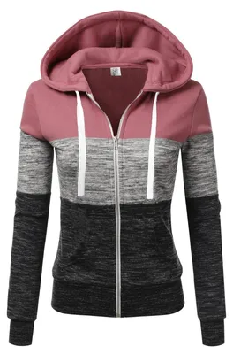 Productafbeelding van Dikke Dames Hoodie met Capuchon en Rits