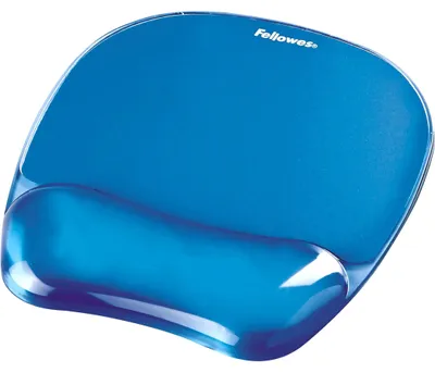 Image de Tapis de souris Fellowes - 235 mm x 203,2 mm x 19,1 mm - Bleu