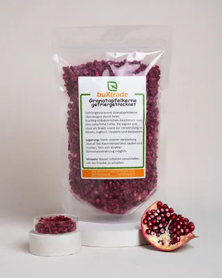 Produktbild von 500 g Gefriergetrocknete Granatapfelkerne