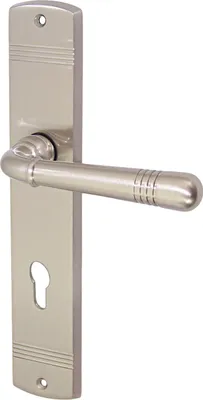 Produktbild von Messing Türbeschlag Helena  Prime LS PZ Nickelmatt Türklinke