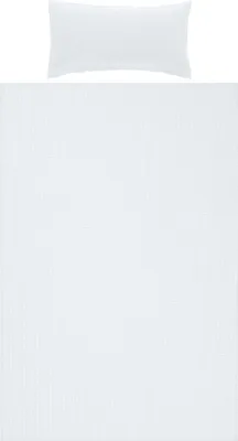 Produktbild von Erwin Müller Bettwäsche Rosenheim" weiß 1x 135x220 cm + 1x 40x80 cm"