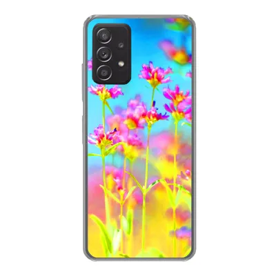 Produktbild von MuchoWow® Handyhülle Schutzhülle Hülle für Samsung Galaxy A53 5G Blumen - Kunst - Psychedelisch Silikon Softcase Handy Hülle - Schutzabdeckung