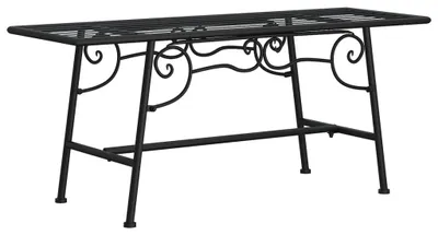 Immagine prodotto di Panchina ad albero 110 cm in acciaio nero