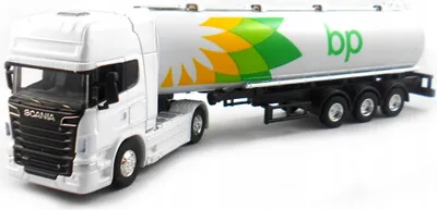 Produktbild von Modell 1:64, SCANIA V8 R730, BP, weiß