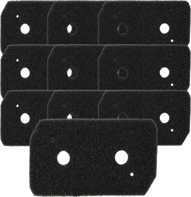 Produktbild von vhbw 10x Schaumfilter kompatibel mit Siemens iSensoric WT43H271FG/03, WT43H271FG/04, WT43H201NL/04, WT43H271FG/01, WT43H201NL/03 Wäschetrockner
