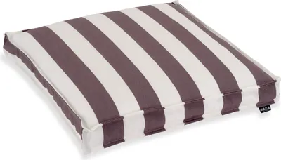 Produktbild von H.O.C.K. Classic Streifen Outdoor Sitzkissen 50x50x5cm brombeer