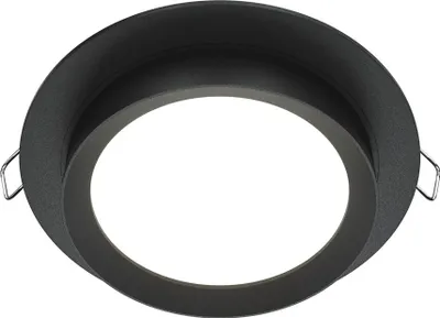 Immagine prodotto di Plafoniera da incasso Maytoni GX53 in alluminio nero, 11x11x5,3 cm, IP20