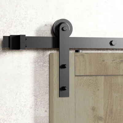 Zdjęcie produktu dla System Do Drzwi Przesuwnych Loft Barn Door Zestaw Szyna 200 Cm Komplet Okuć