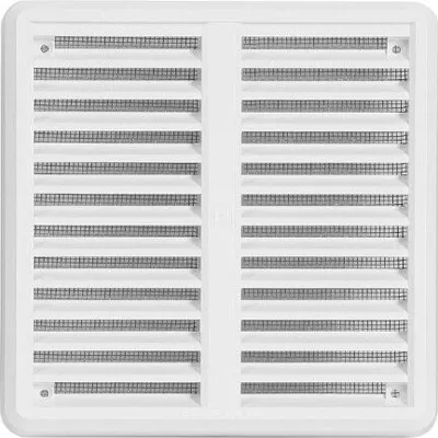 Produktbild von Vetracia mriežka HACO VM KB so sieťovinou a krytkou 150x150 mm plastová biela