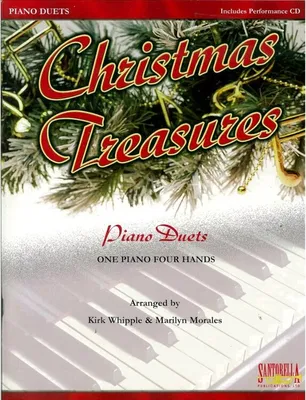 Produktbild von Santorella Christmas Treasures Piano Duets Buch (englischsprachig)
