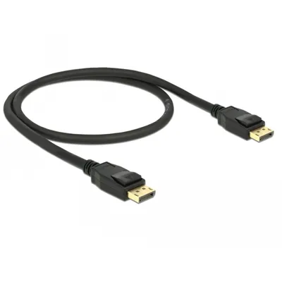 Produktbild von Kabel DisplayPort 1.2 Stecker > DisplayPort Stecker 0,5 m schwarz 4K Delock