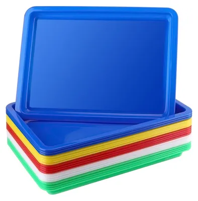 Zdjęcie produktu dla Zestaw 20 plastikowych tacek formatu A4, idealnych do kreatywnych zajęć
