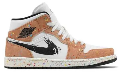 Produktbild von Air Jordan 1 Mid SE Brushstroke - EU: 45
