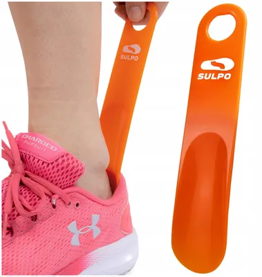 Produktbild von Sulpo Kunststoff-Schuhlöffel 19 cm leicht praktisch mit Haken