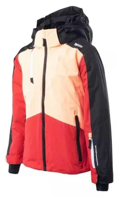 Productafbeelding van Brugi - "1AJD" jas voor kinderen, model PP15608 (90,17 cm) (Beige/Rood/Zwart)