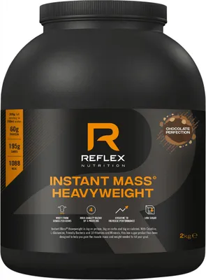 Produktbild von Reflex Nutrition Instant Mass Heavyweight (2kg) Chocolate Perfection - Gewichtszunahme - Mit Kreatin