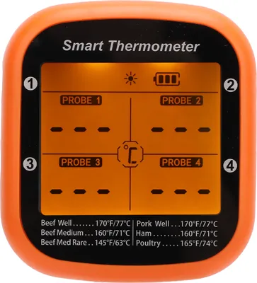 Zdjęcie produktu dla Sonda temperatury mięsa Inteligentny bezprzewodowy pilot zdalnego sterowania Bluetooth APP do grilla BBQ Akcesoria kuchenne