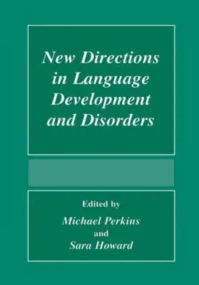 Immagine prodotto di New Directions In Language Development And Disorders