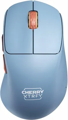 Produktbild von Cherry Xtrfy M64 - Maus - ergonomisch - optisch - 5 Tasten - kabellos - 2.4 GHz - kabelloser Empfänger (USB)