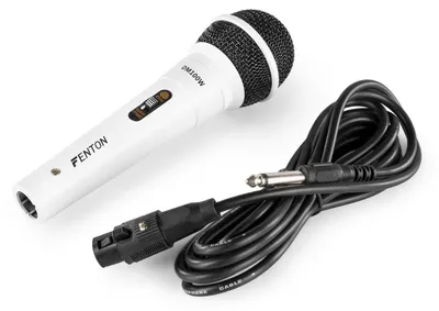 Produktbild von Fenton DM100W, Bühnen-/Auftrittsmikrofon, -52 dB, 100 - 10000 Hz, 600 Ohm, Kabelgebunden, 6.35 mm (1/4")