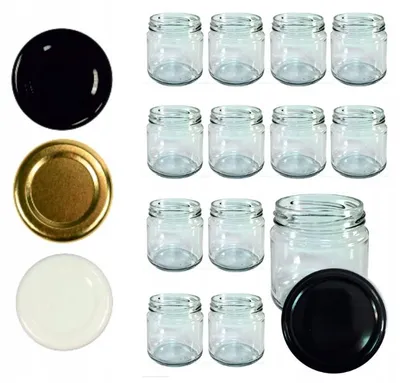 Produktbild von Akada 10x Glasbehälter 200ml Einmachgläser mit Deckel